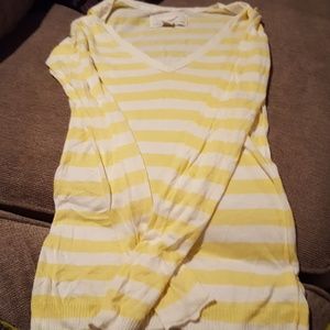 Striped light sweater